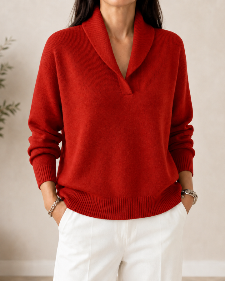 Samilla - Jersey De Manga Larga Con Cuello en V