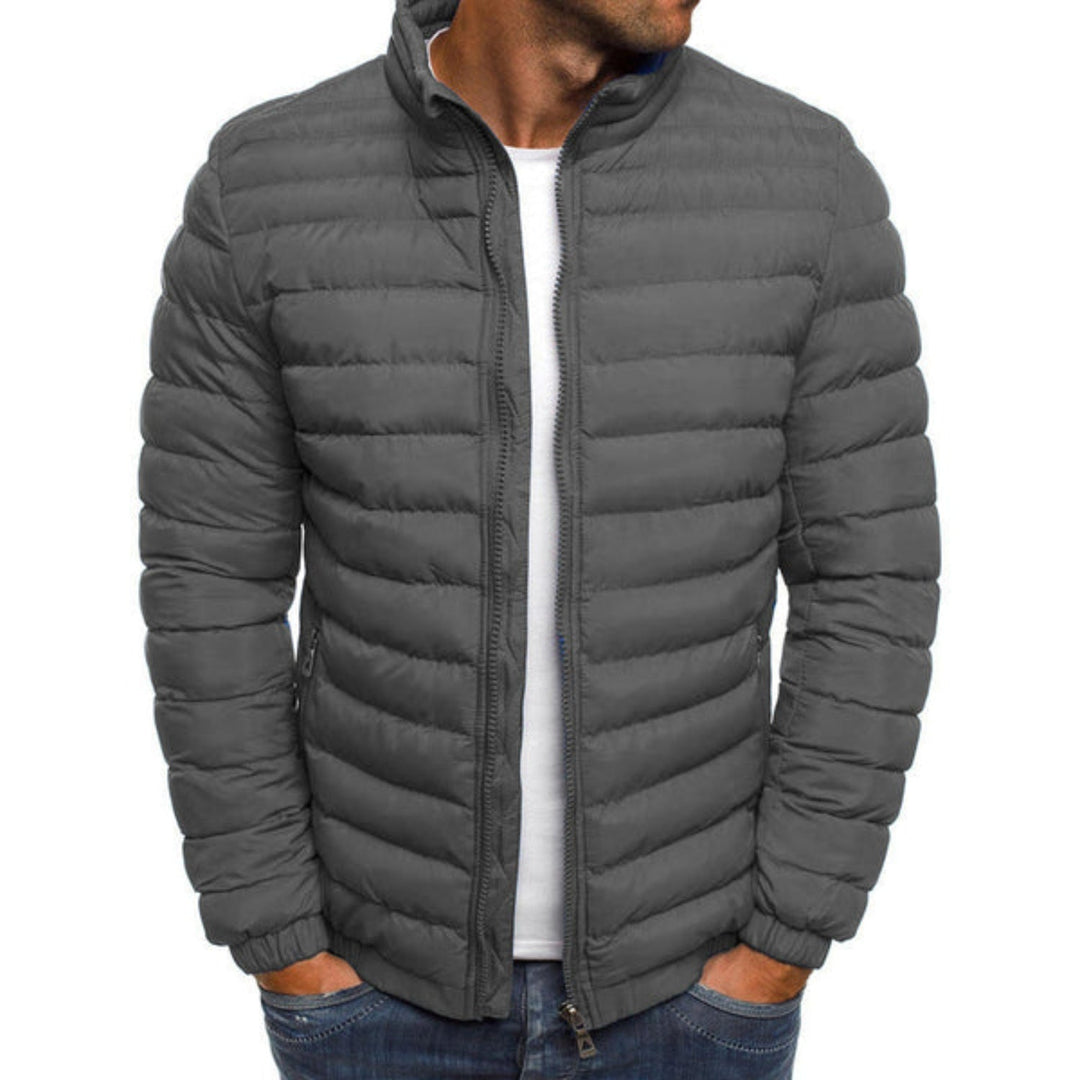 Kuldam - Elegante Chaqueta Acolchada Con Cremallera