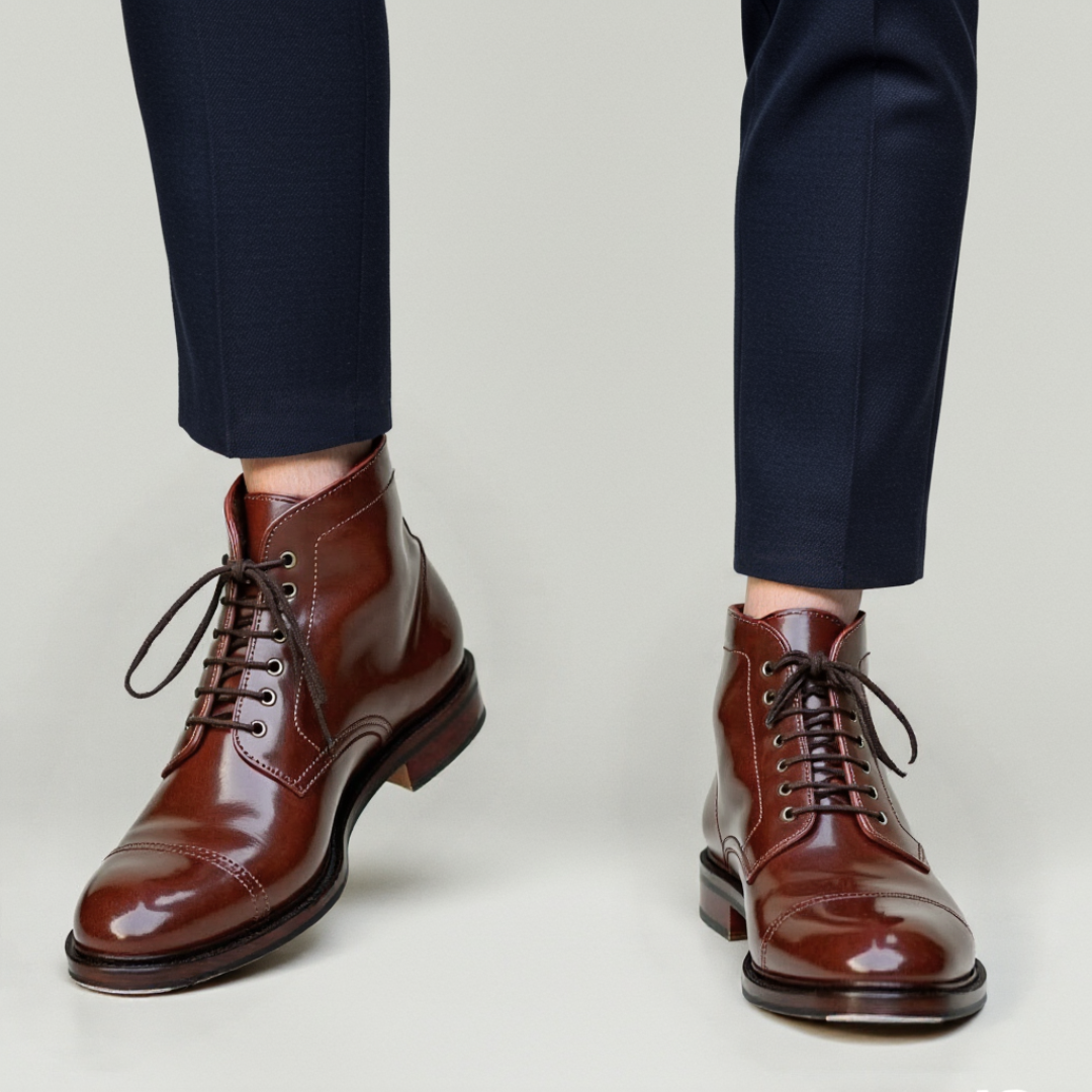 Baggott - Elegante Bota De Cuero
