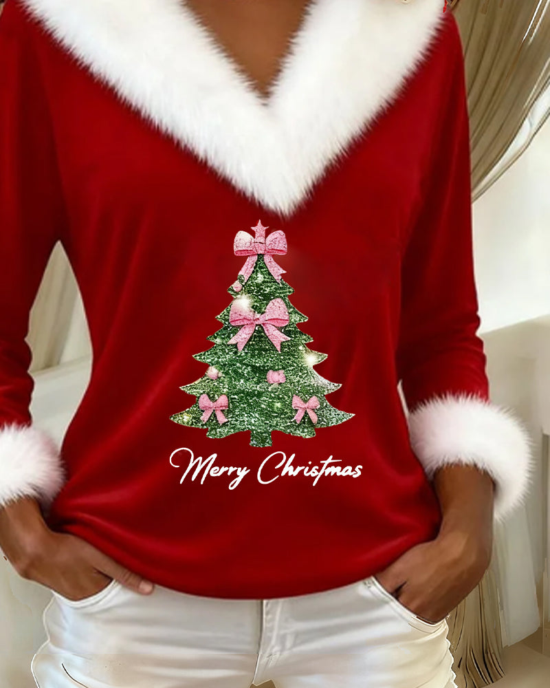 Janika - Cálido Jersey Navideño con Cuello en V