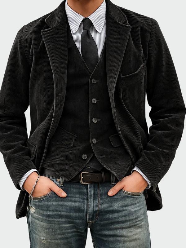 Gunnar - Blazer y Chaleco De Pana