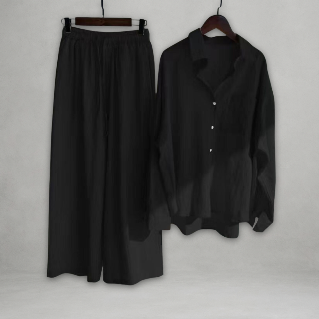 Ottavia - Elegante Conjunto De Dos Piezas Para Verano