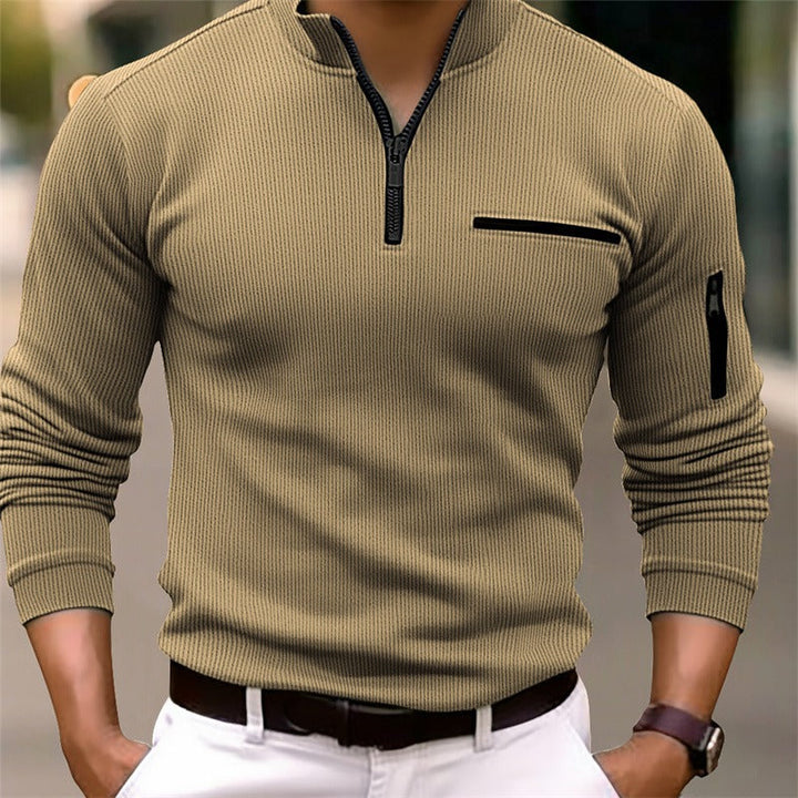 Talor - Camisa De Manga Larga Con Cremallera