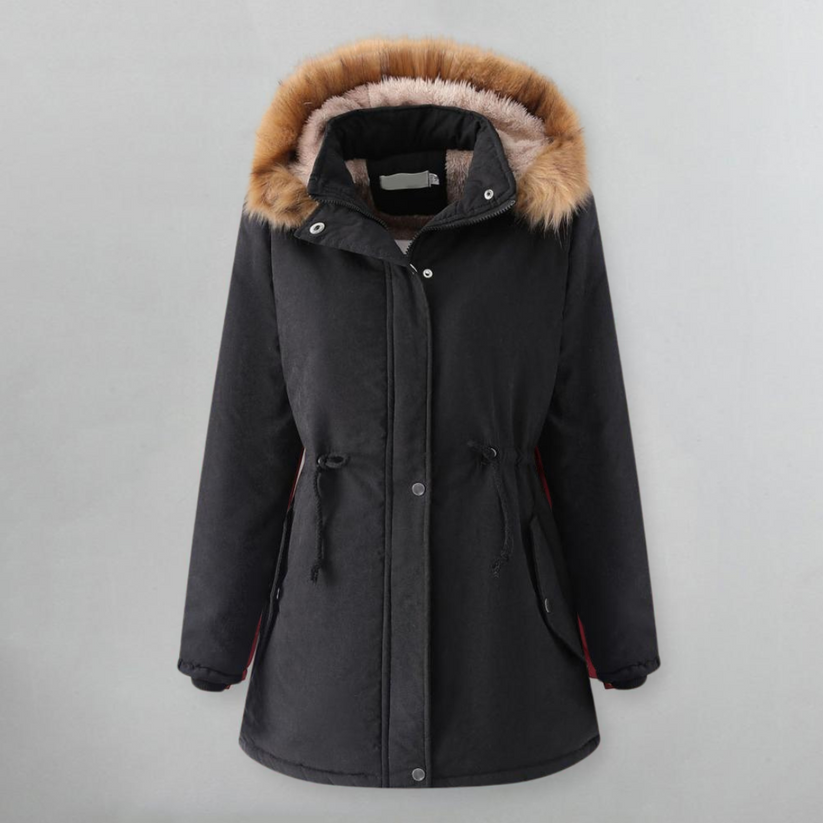 Gritta - Cálida Chaqueta de Algodón Con Capucha