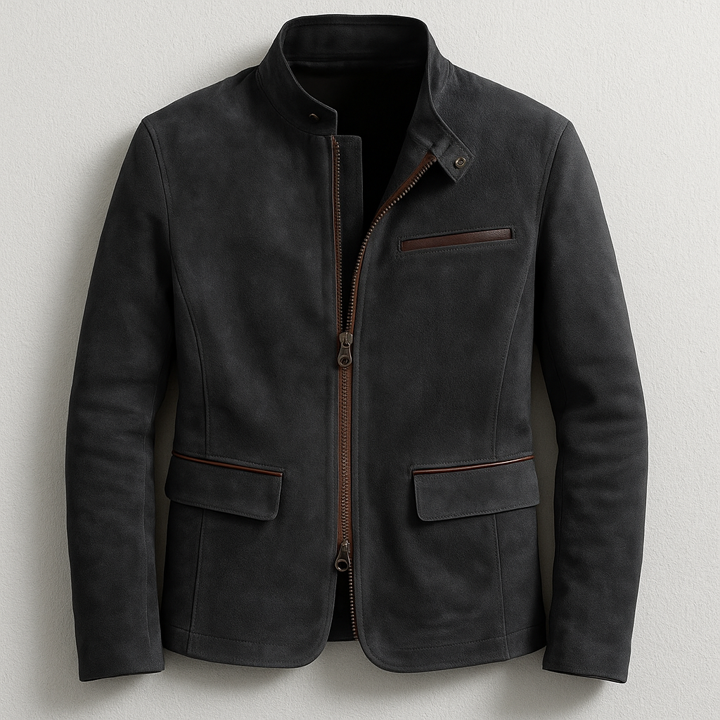 Plamen - Chaqueta De Ante Con Bolsillos