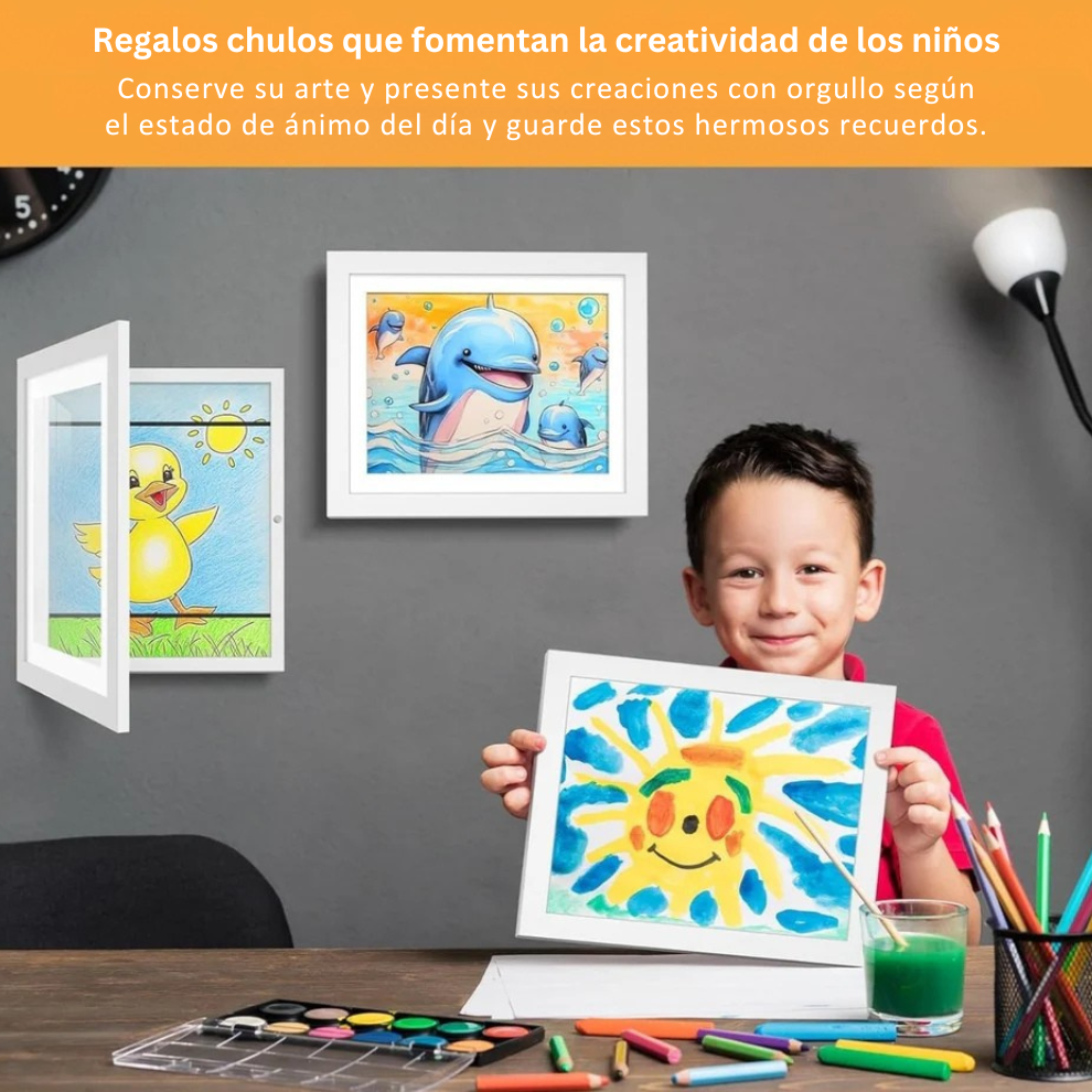 ArtKid - Marco Magnético Para Exhibir Obras De Arte De Niños