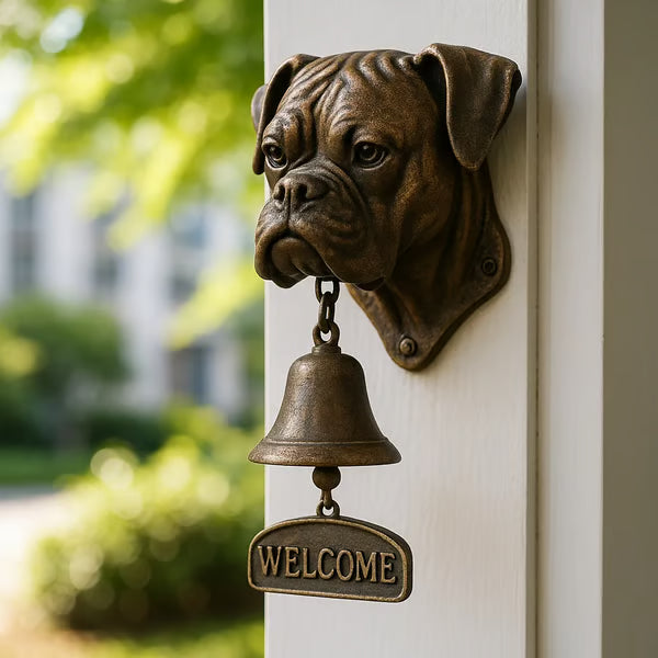 CharmBell -  Encantadora Campana con Forma de perro Para dar la Bienvenida