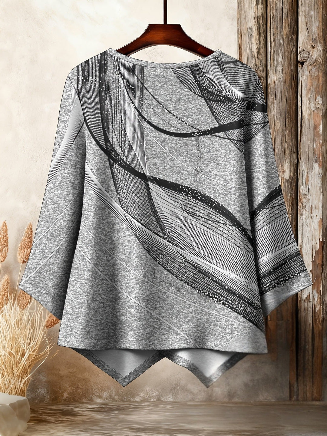 Galya - Camiseta Oversize Con Cuello Redondo