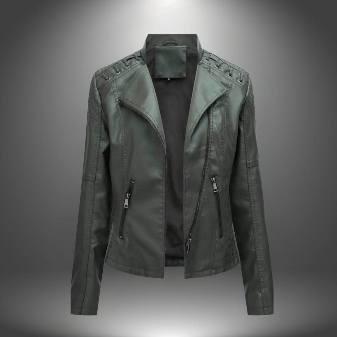 Lilia - Chaqueta De Cuero Prémium