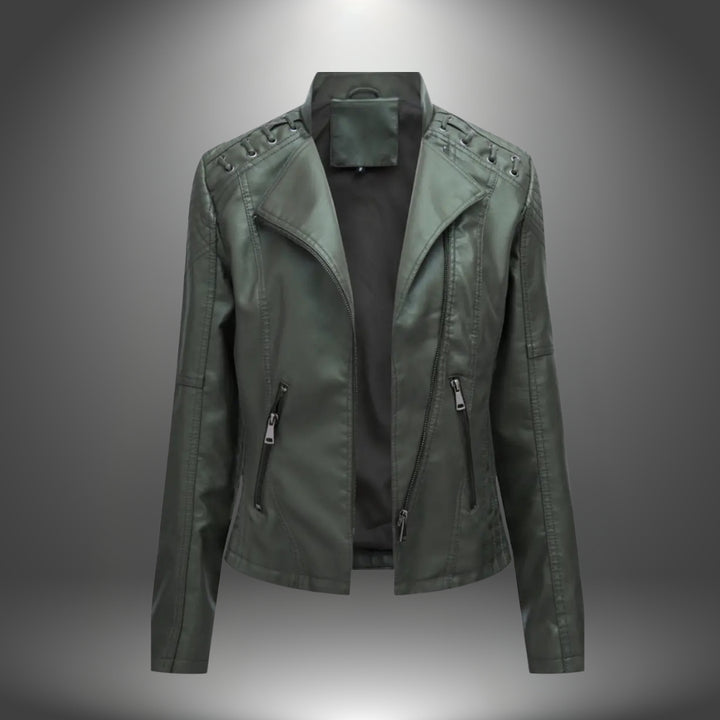 Lilia - Chaqueta De Cuero Prémium