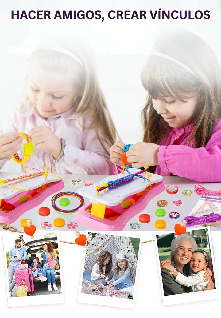 CharmCraft - Kit Para Trenzar Cuerdas a Mano