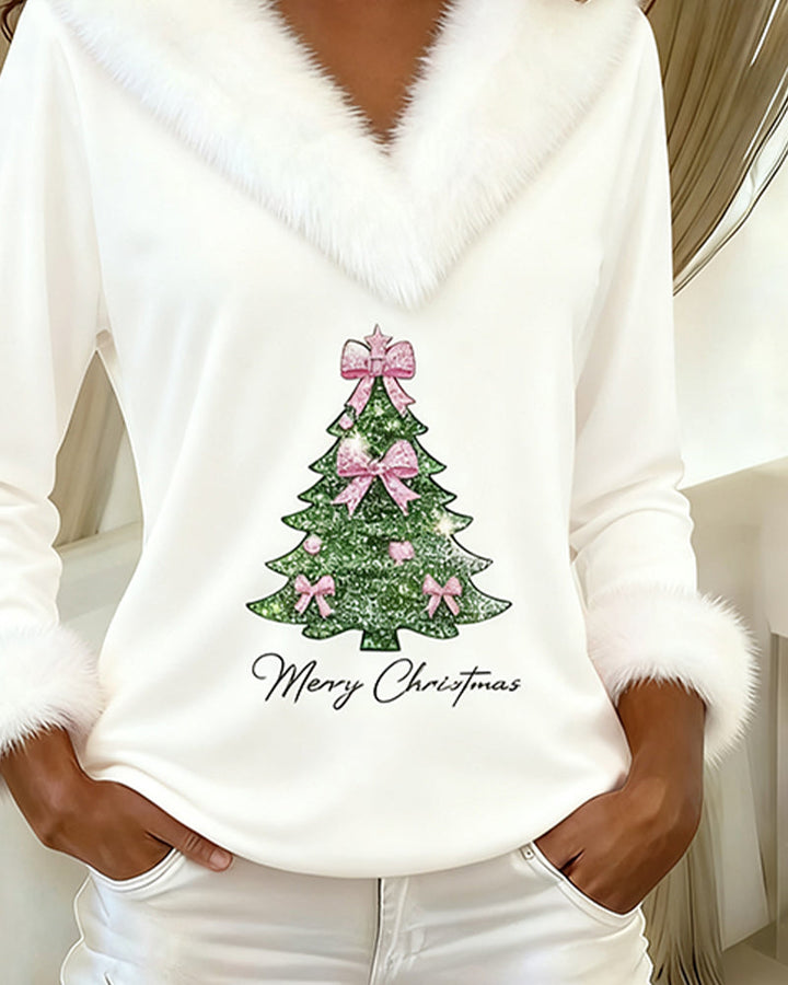 Janika - Cálido Jersey Navideño con Cuello en V