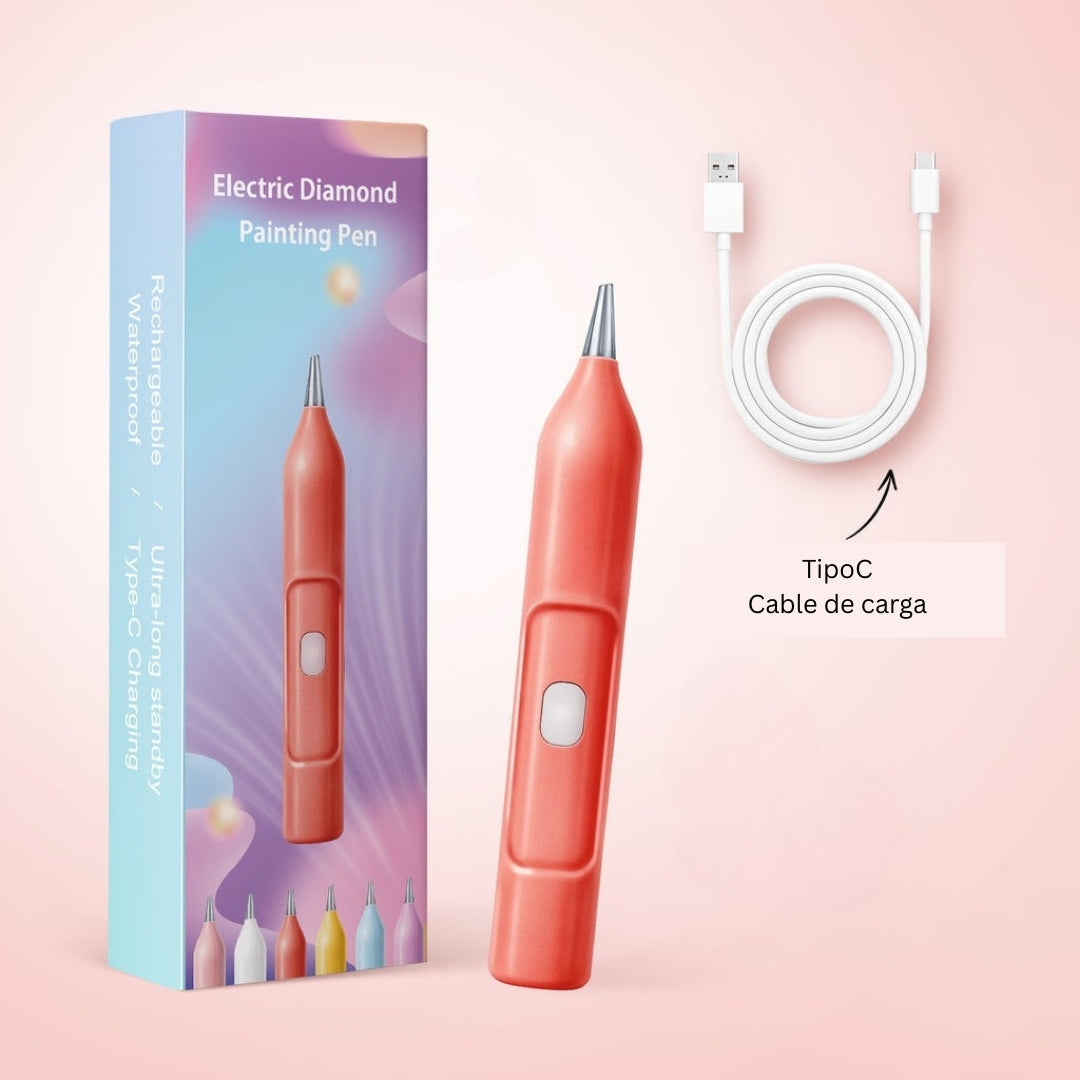 DazzleDot - Diamante Eléctrico Rotulador de Pintura 6 Colores