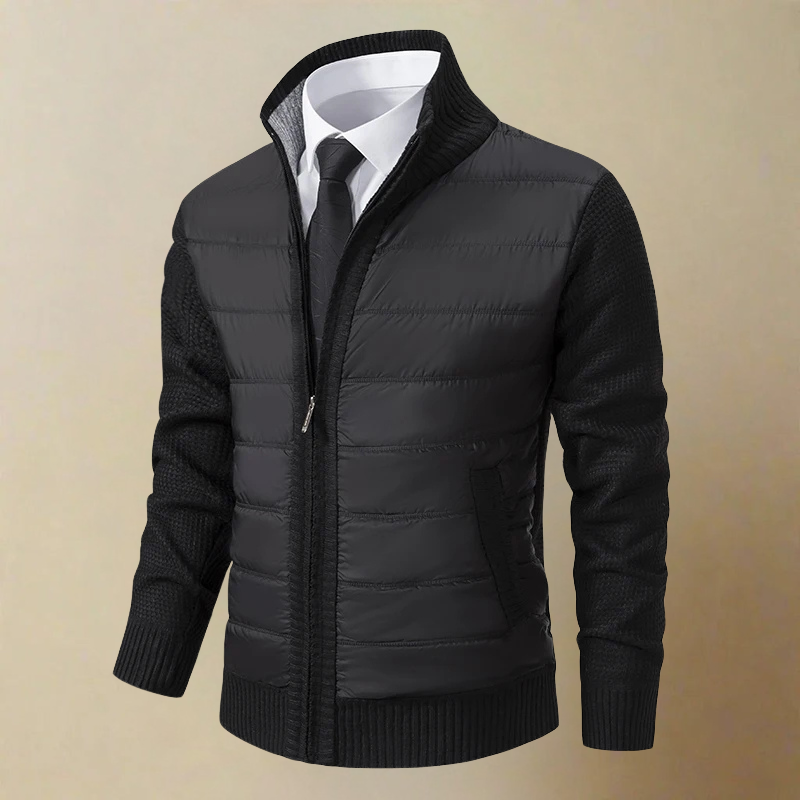 Feodor - Chaqueta Cálida con Cremallera y Cuello Alto