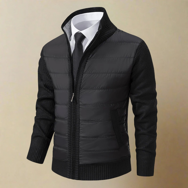 Feodor - Chaqueta Cálida con Cremallera y Cuello Alto