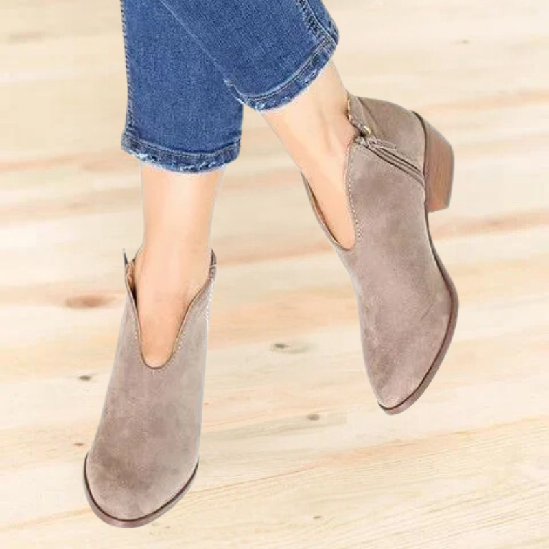 Philomena - Botas Con Cremallera En V