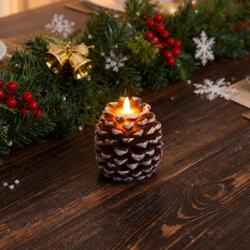 ForestFlame - Vela Sin llama Mood Pine Cone