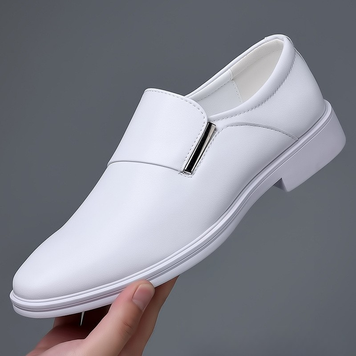 Hader - Mocasines de Piel Con Punta Afilada