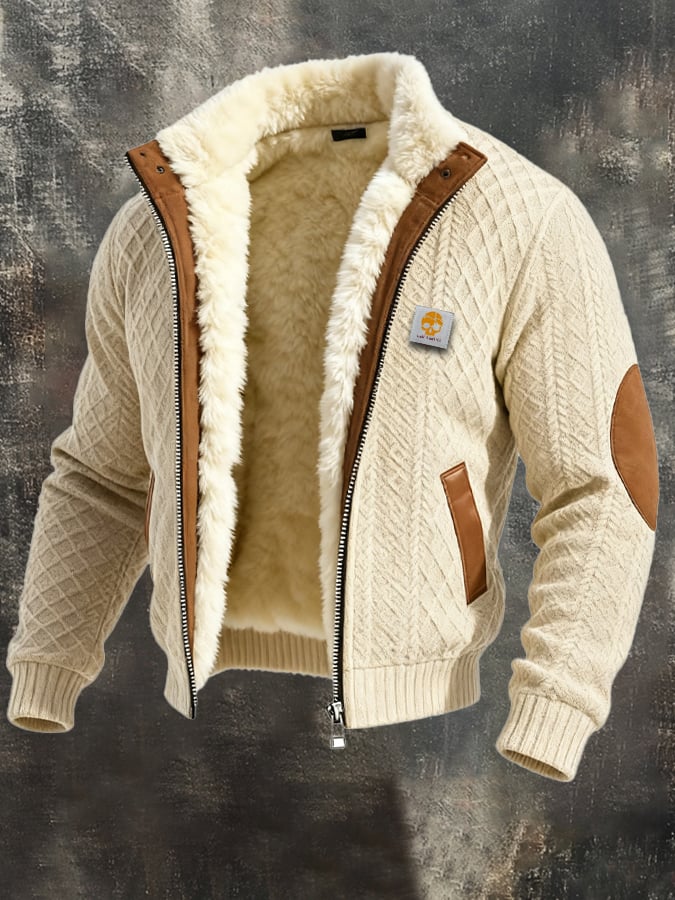 Claudio - Chaqueta De Punto Con Textura Retro
