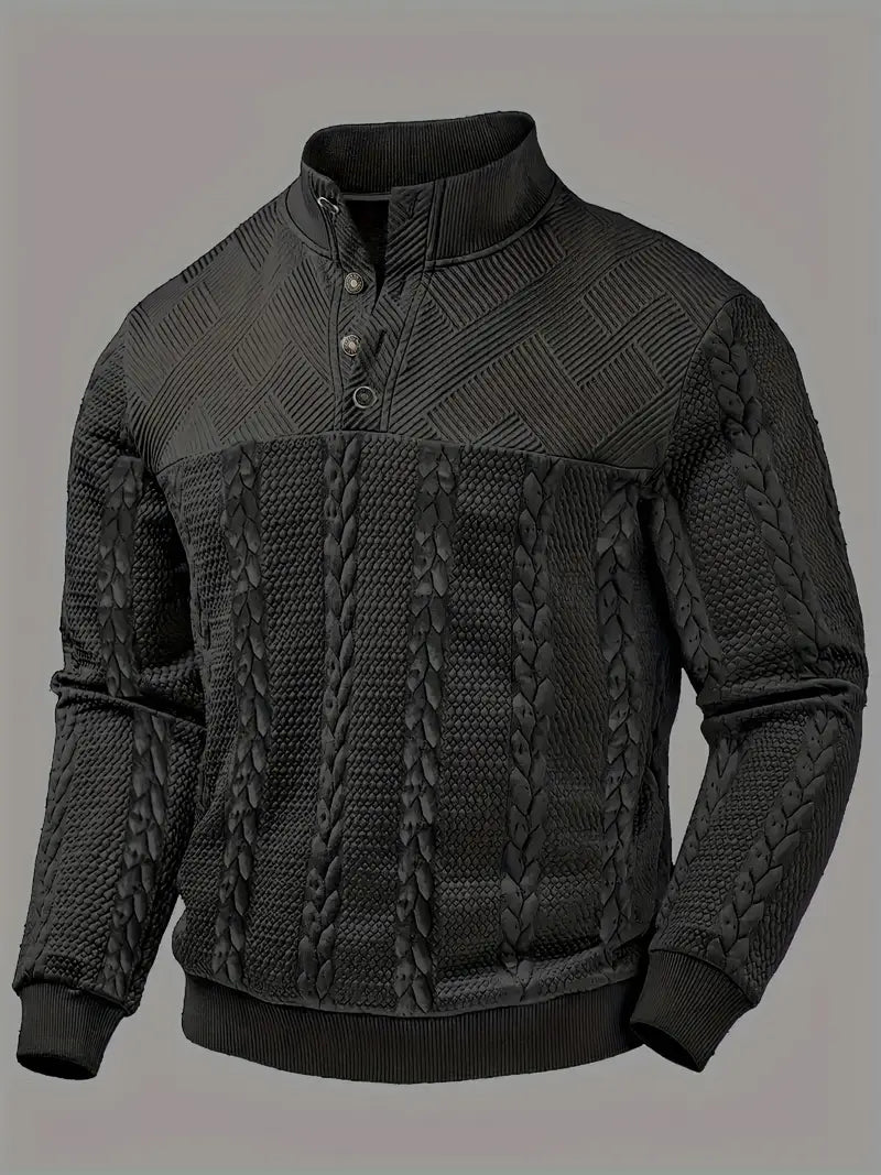 Dawson - Jersey Henley De Manga Larga Con Rayas