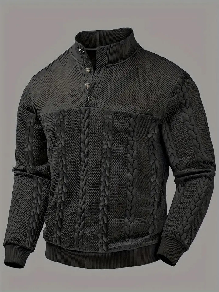 Dawson - Jersey Henley De Manga Larga Con Rayas