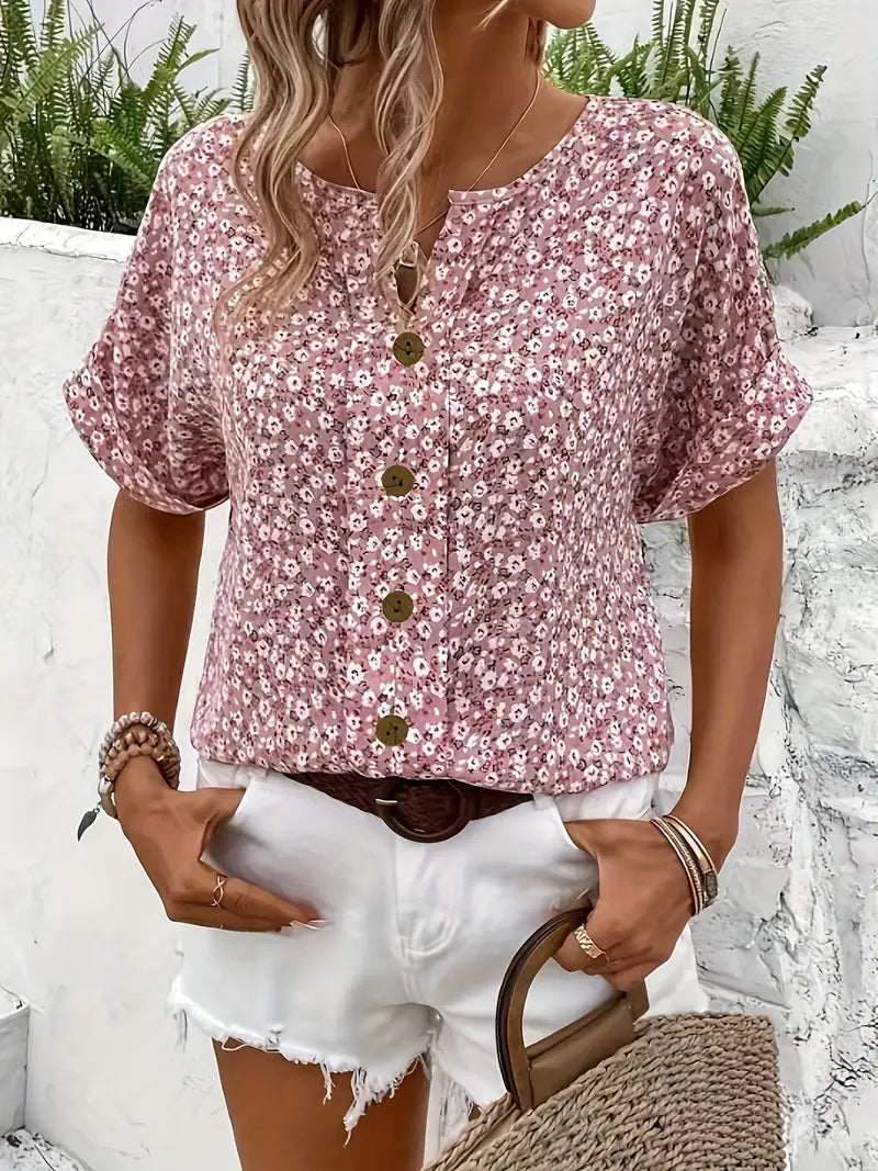 Lillie - Top De Verano Con Botones