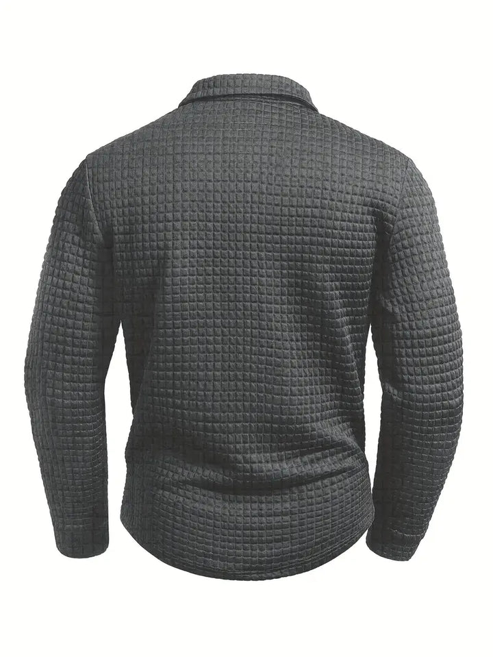 Hughes - Camisa Informal De Punto Grueso Con Botones