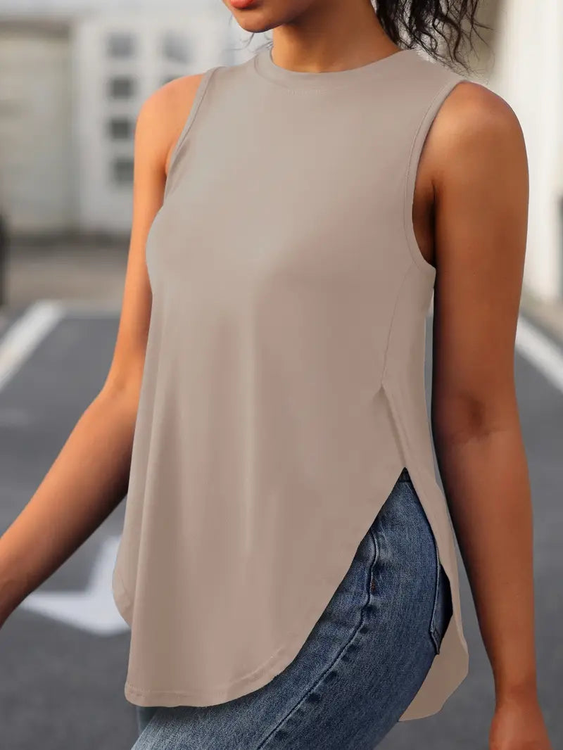 Desirae - Camisa Sin Mangas Transpirable