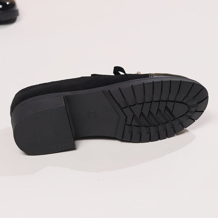 Virna - Elegantes Mocasines Antideslizantes Con Lazo