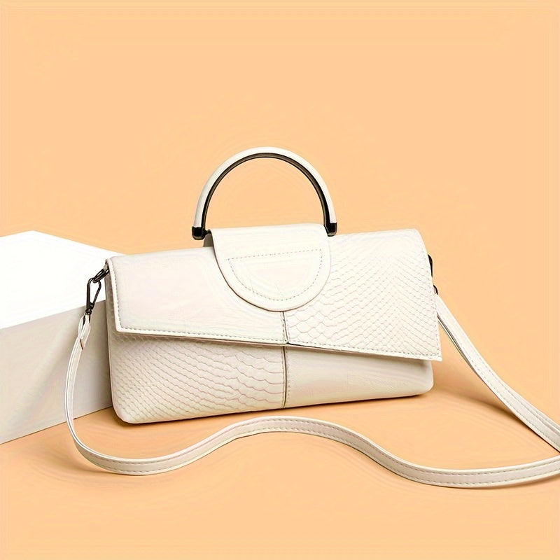 Geetika - Bolso Retro De Cocodrilo Con Cremallera