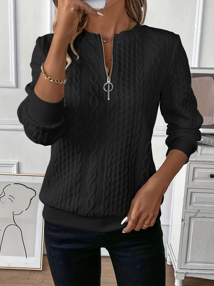 Karoline - Elegante y Cómodo Jersey Con Cremallera