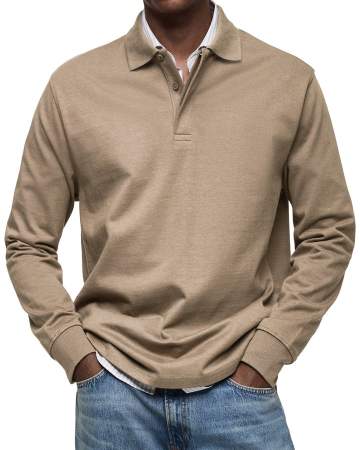 Elhanan - Elegante Polo De Manga Larga