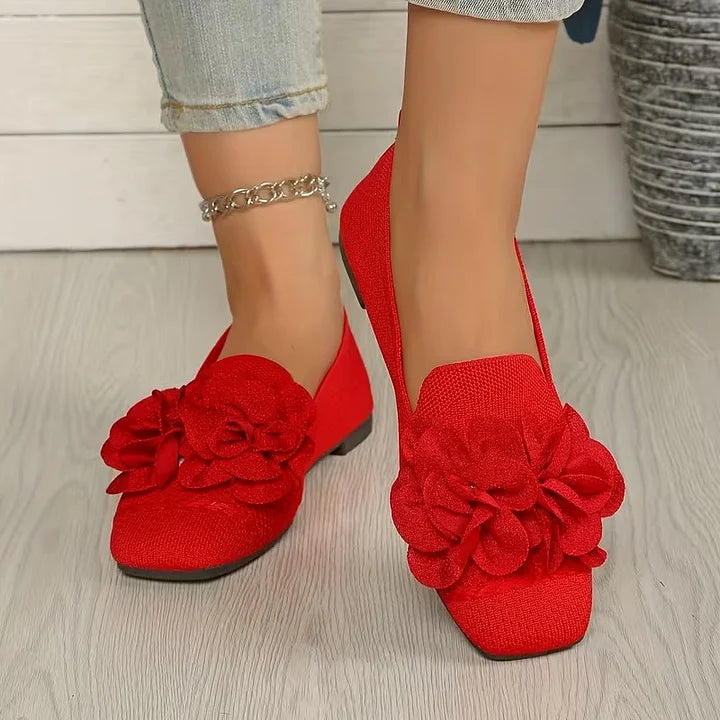 Catriona - Zapatos Planos Mary Jane Con Estampado Floral