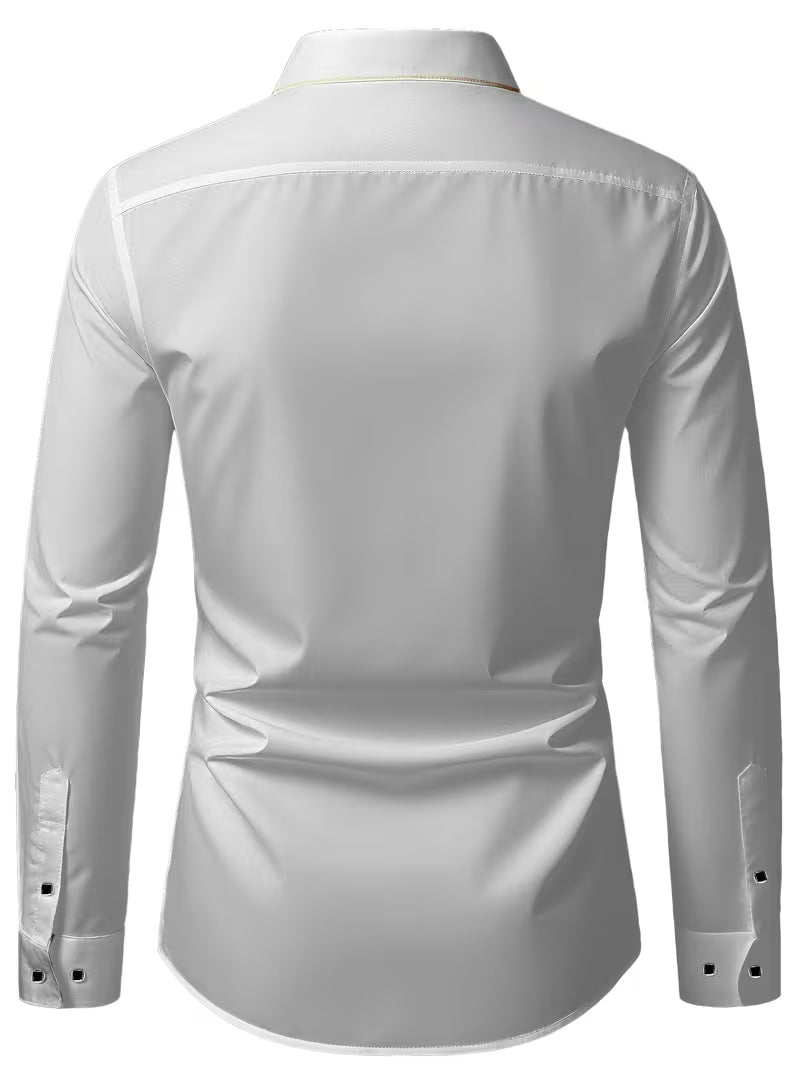 Daven - Camisa Informal De Corte Entallado