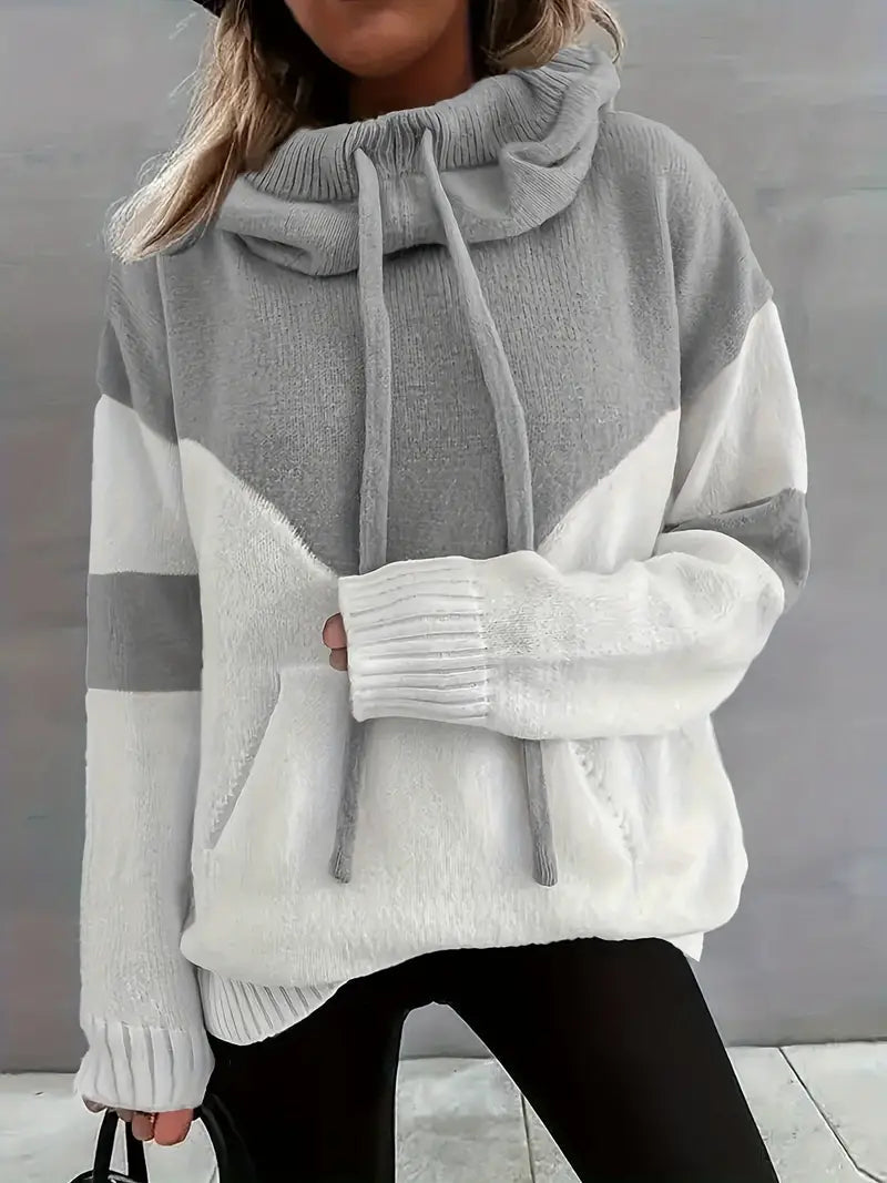 Letitia - Sudadera Con Capucha y Cordón en Bloque de Color