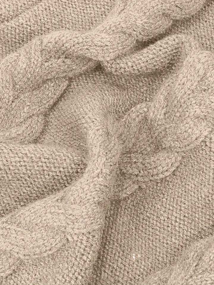 Narda - Cable Grueso De Punto Cuello Alto Vestido