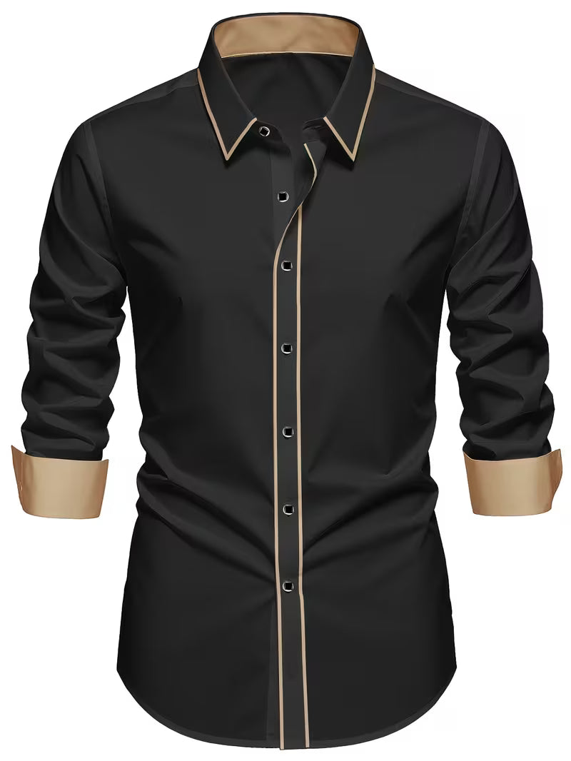 Daven - Camisa Informal De Corte Entallado