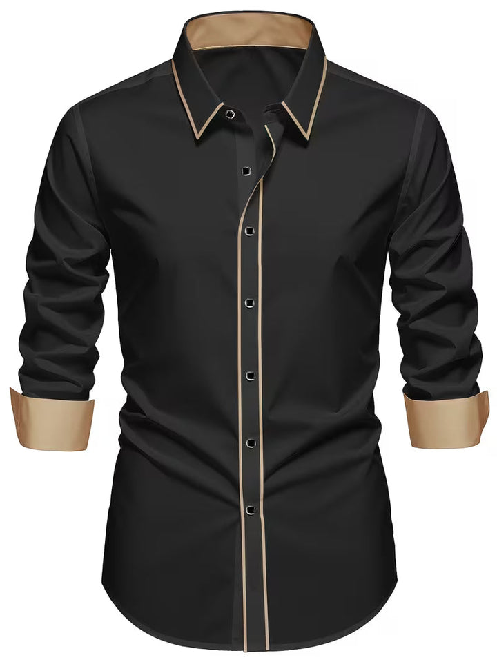 Daven - Camisa Informal De Corte Entallado