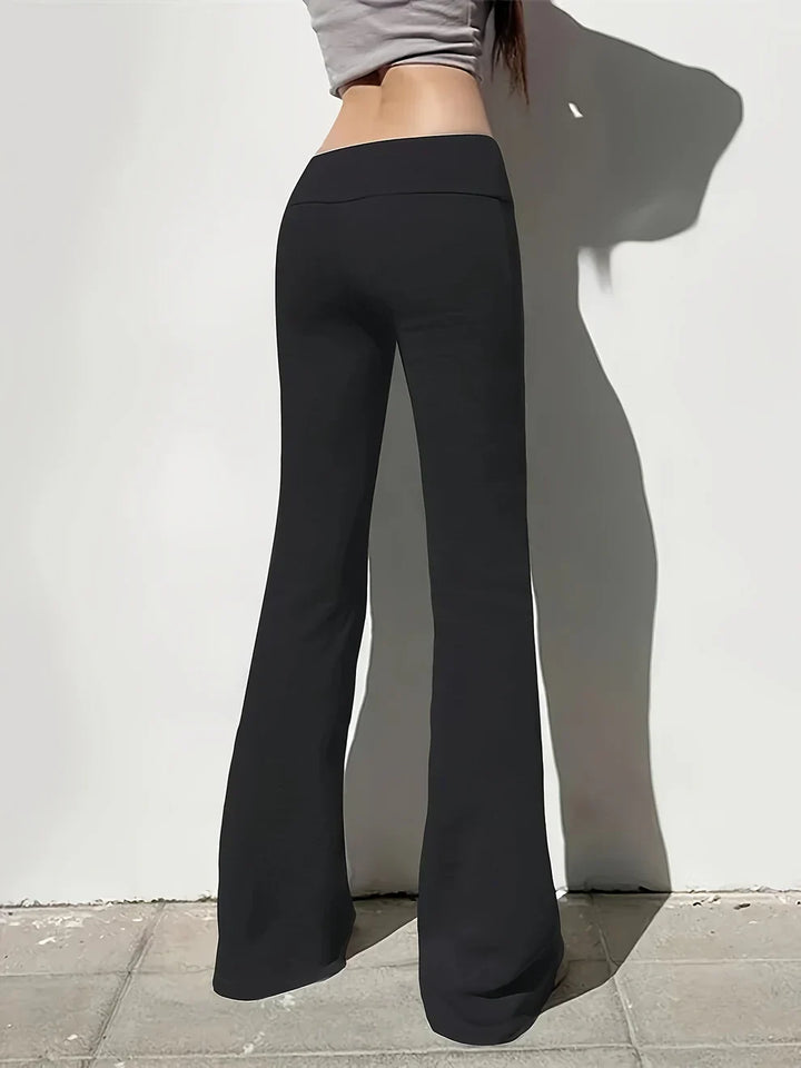 Eefje - Pantalones Acampanados De Punto