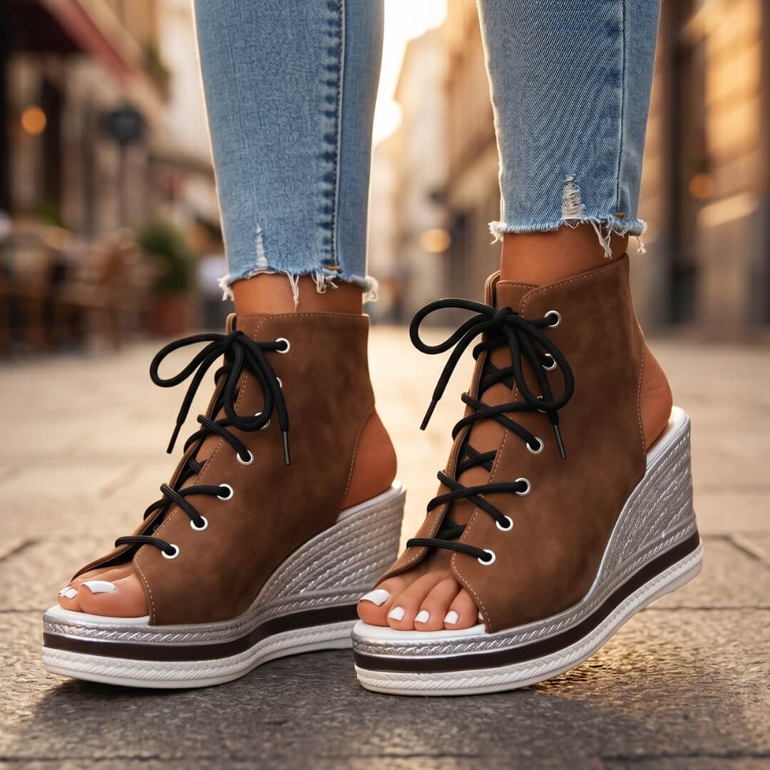 Kanya - Sandalias Elegantes Con Cuña