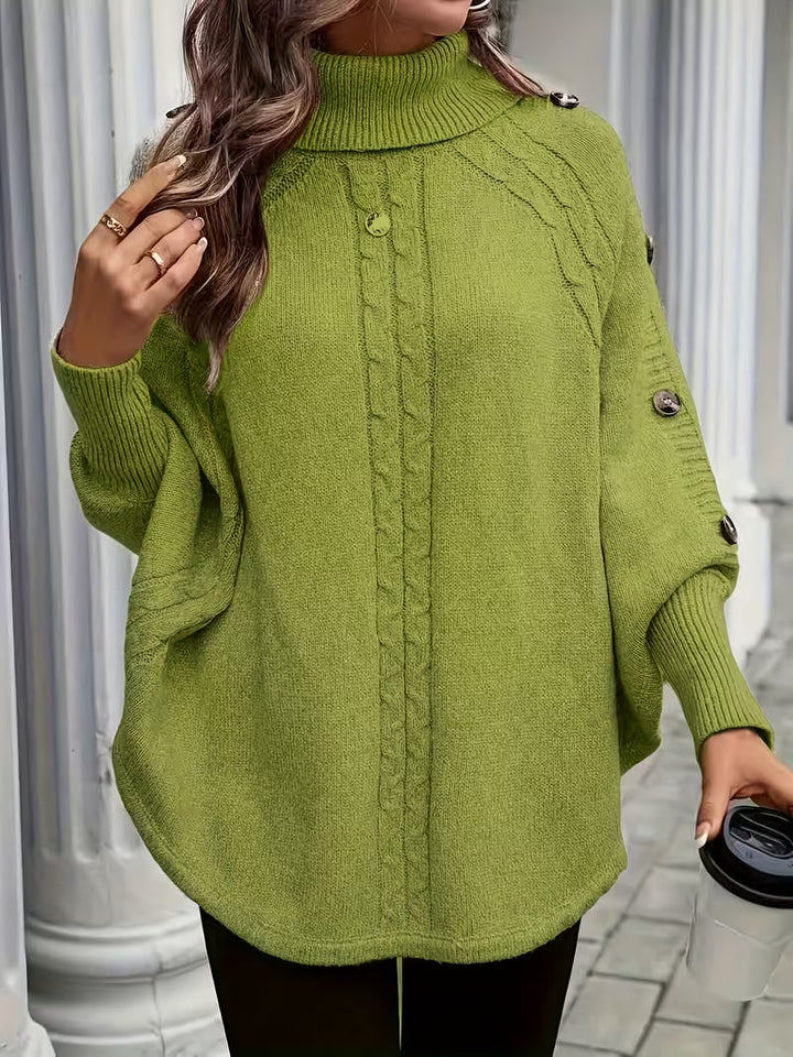 Lolana - Jersey De Cuello Alto Con Estilo Retorcido