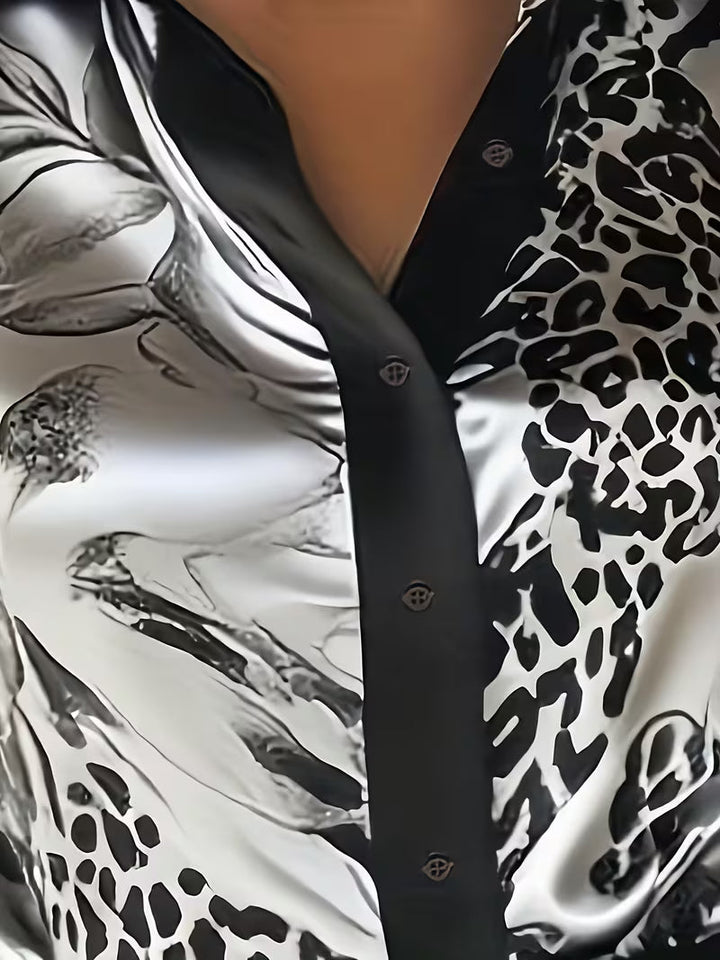 Nephthys - Camisa de manga Larga con Botones