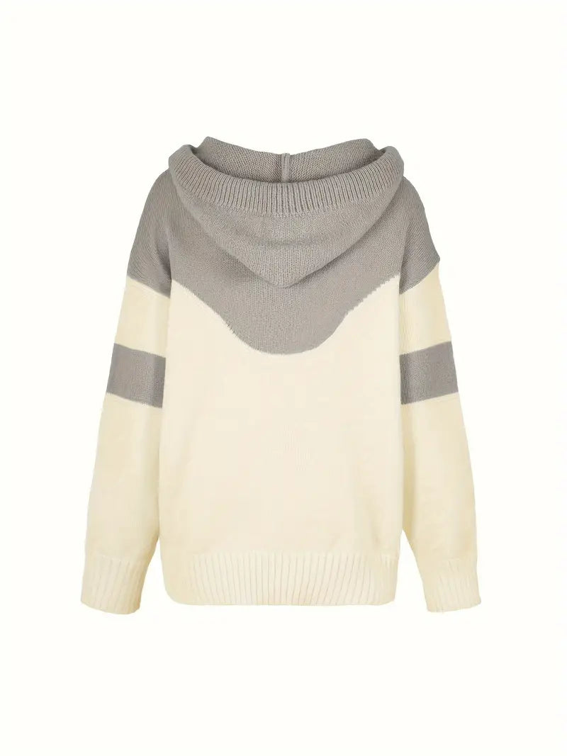 Letitia - Sudadera Con Capucha y Cordón en Bloque de Color