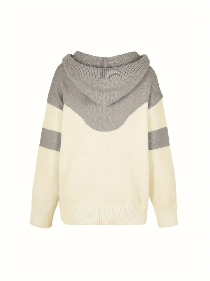 Letitia - Sudadera Con Capucha y Cordón en Bloque de Color
