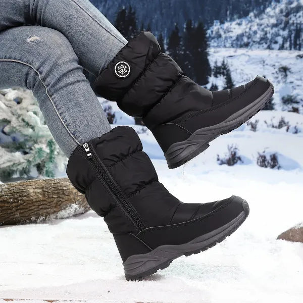 Neria - Botas De Nieve Con Cremallera Lateral