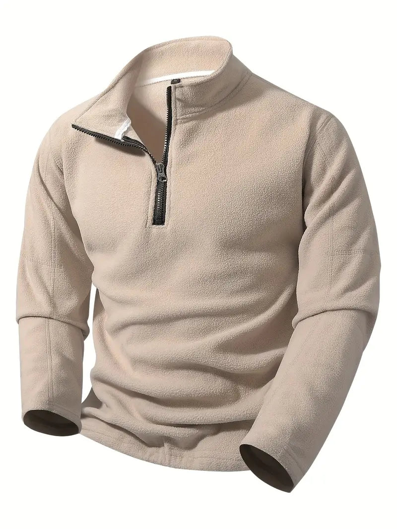 Maurits - Sudadera Con Cuello Alto Y Media Cremallera