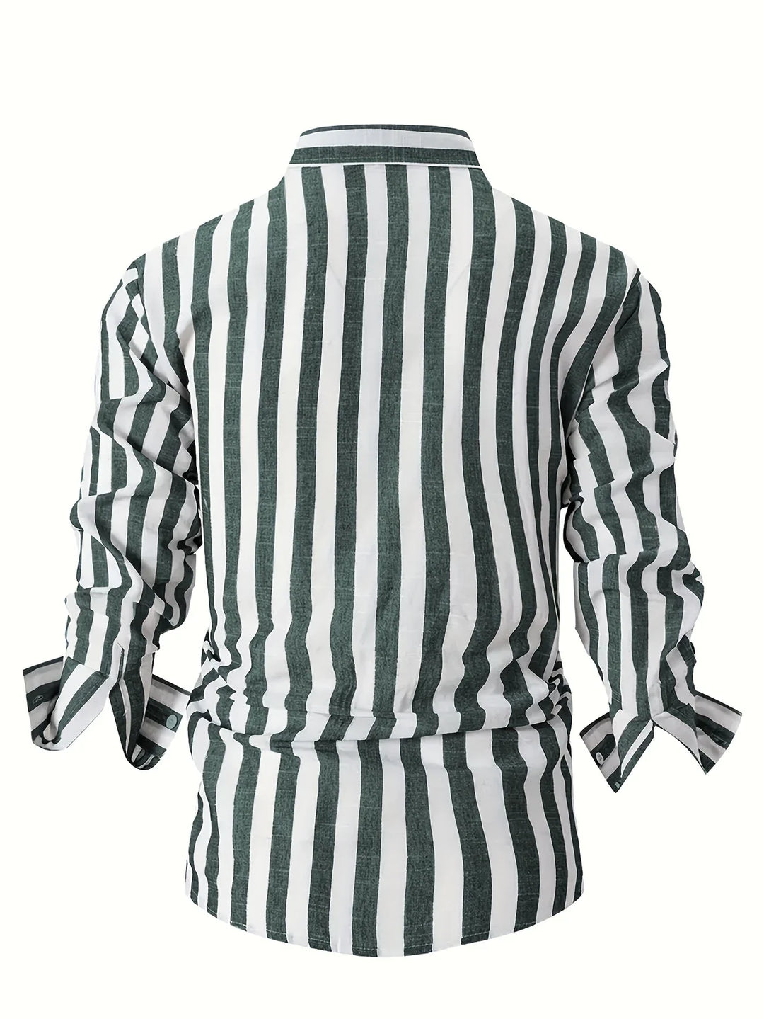 George - Camisa Elegante De Manga Larga a Rayas