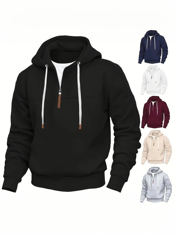 Kolton - Sudadera Con Capucha Y Medios Cremallera