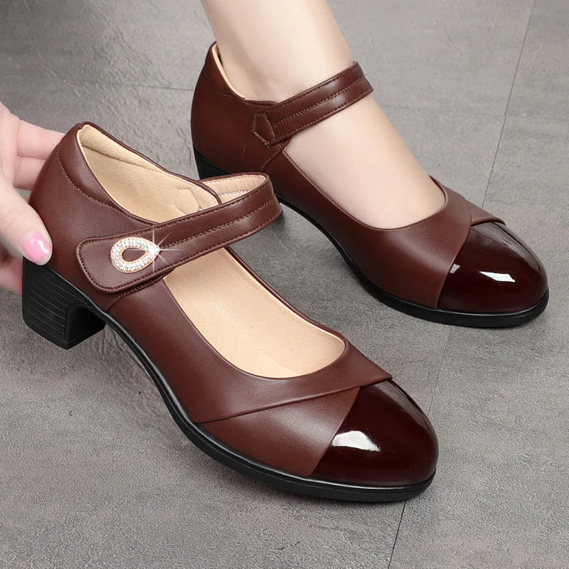 Morenn - Zapato Ortopédico De Cuero Suave Con Correa