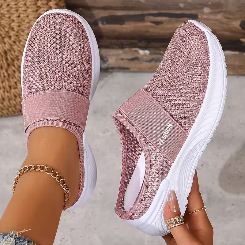 Pamala - Zapatillas Ligeras y Transpirables Sin Cordones